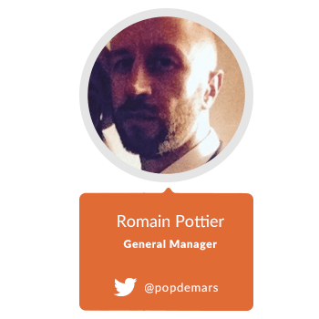 Romain Pottier general manager Sergio Tacchini