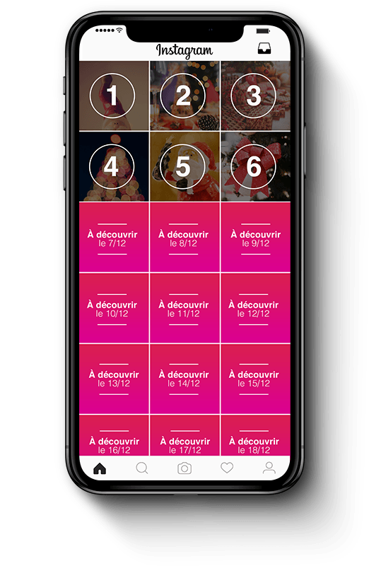 Calendrier de l'Avent Instagram