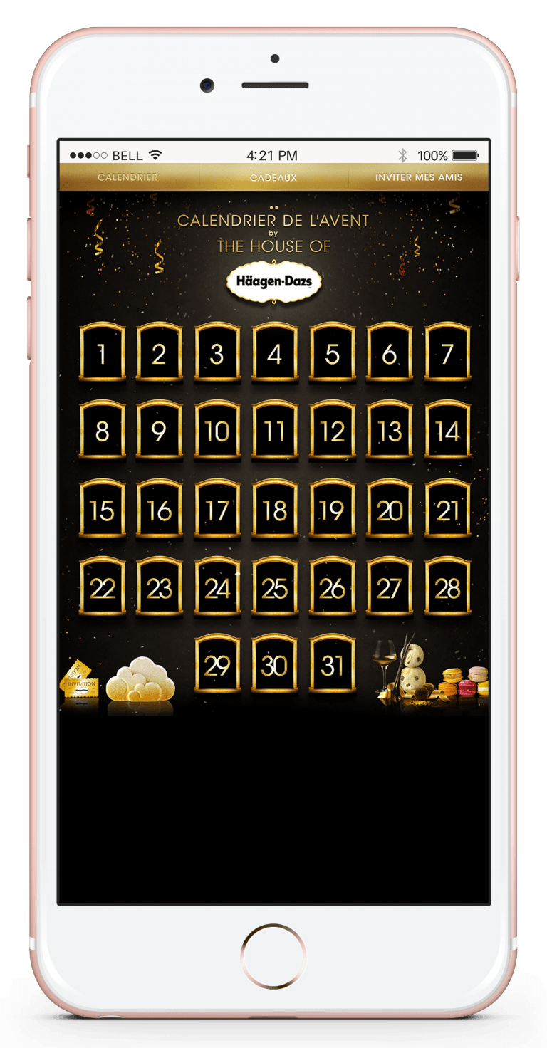 Calendrier de l'Avent Facebook