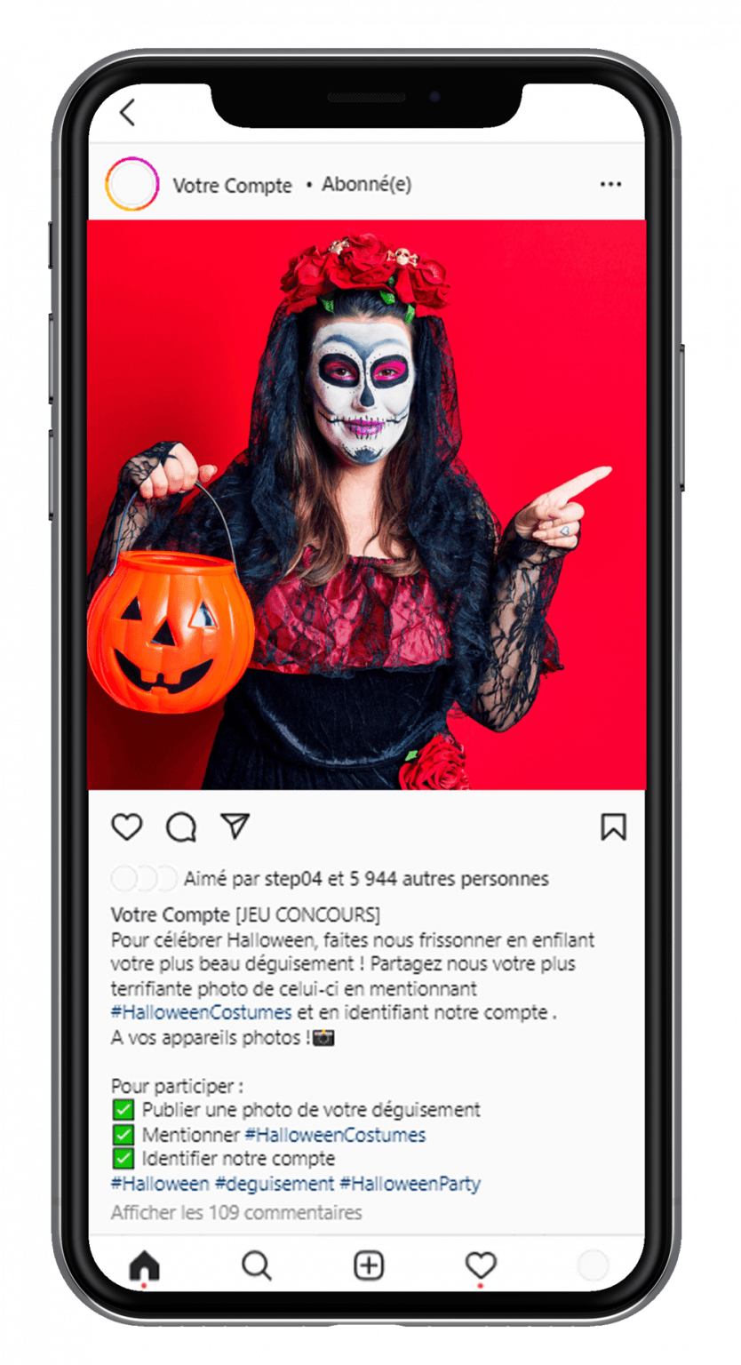 Jeu hashtag Halloween