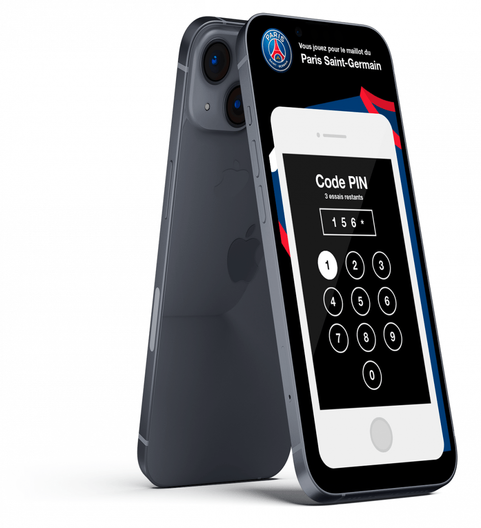 Coffre fort code PIN PSG