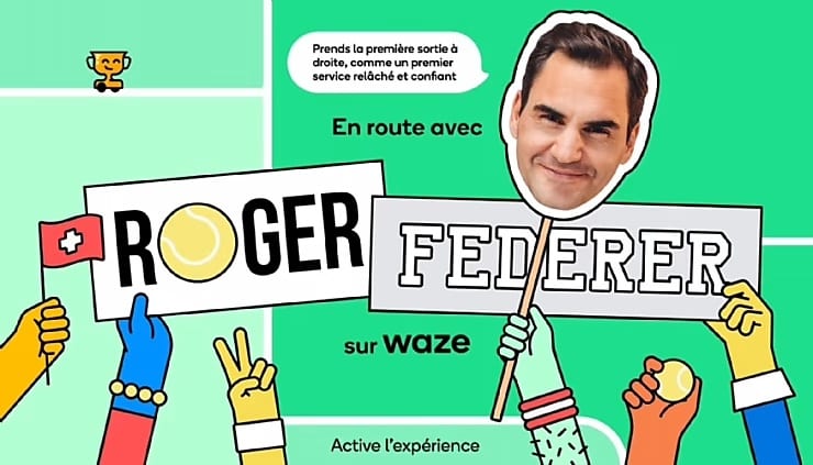 Good squeezie echos médias réseaux sociaux quoi roger federer prete voix aux wazers occasion