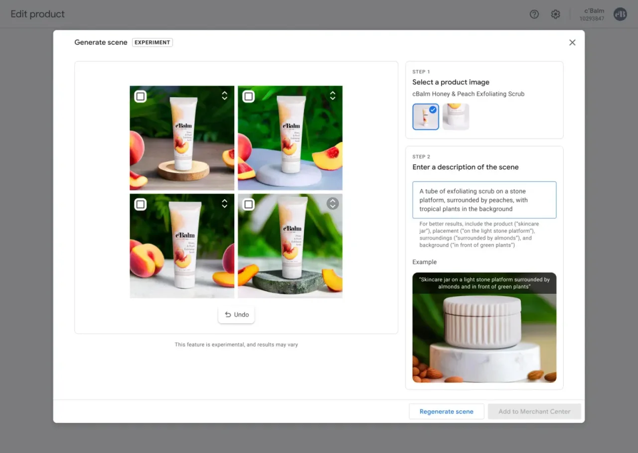 Google product studio ad marketing live IA commerce image3