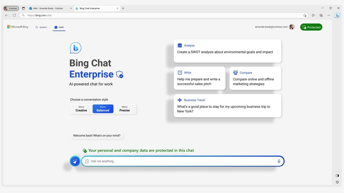 Deploiement bing chat entreprise