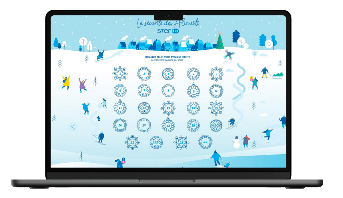 Créer un Calendrier de l'Avent digital corporate
