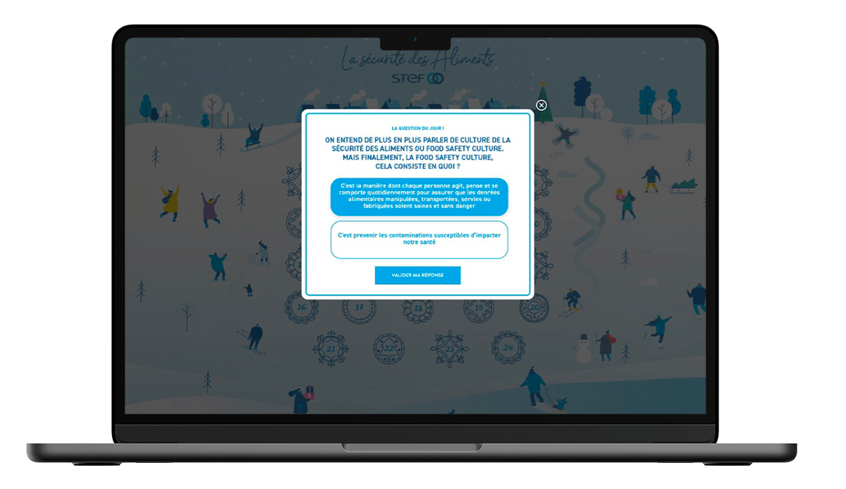 Créer un Calendrier de l'Avent digital en entreprise à Noël
