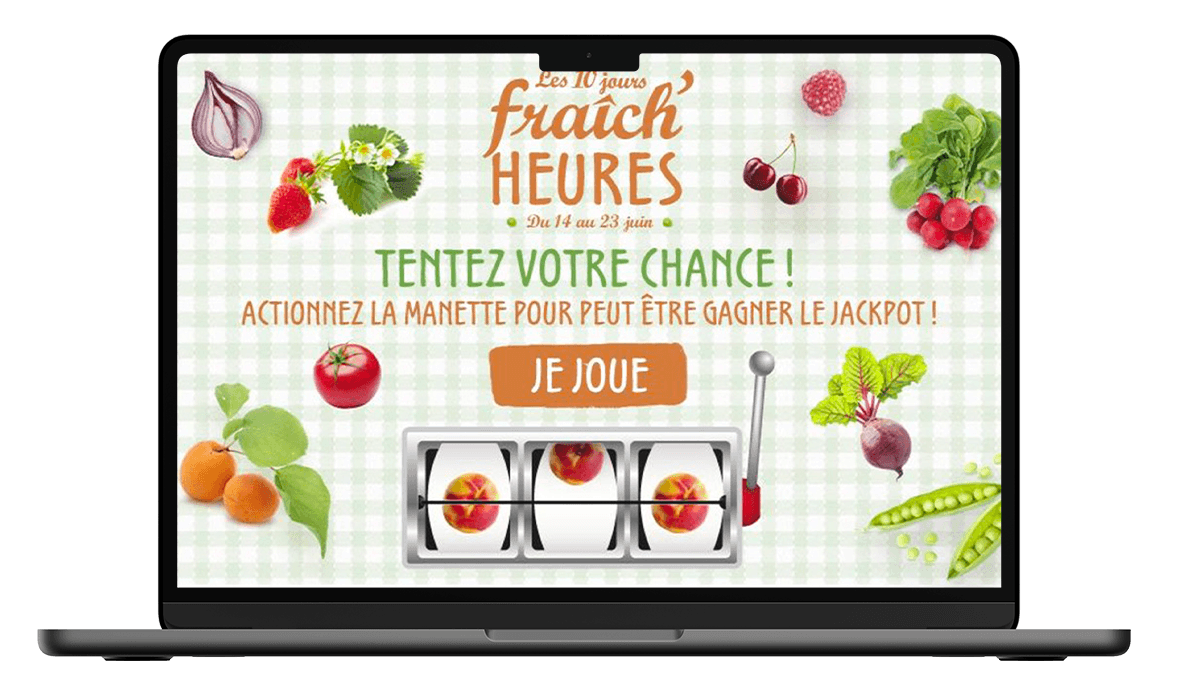 Exemple de jeu concours bandit manchot