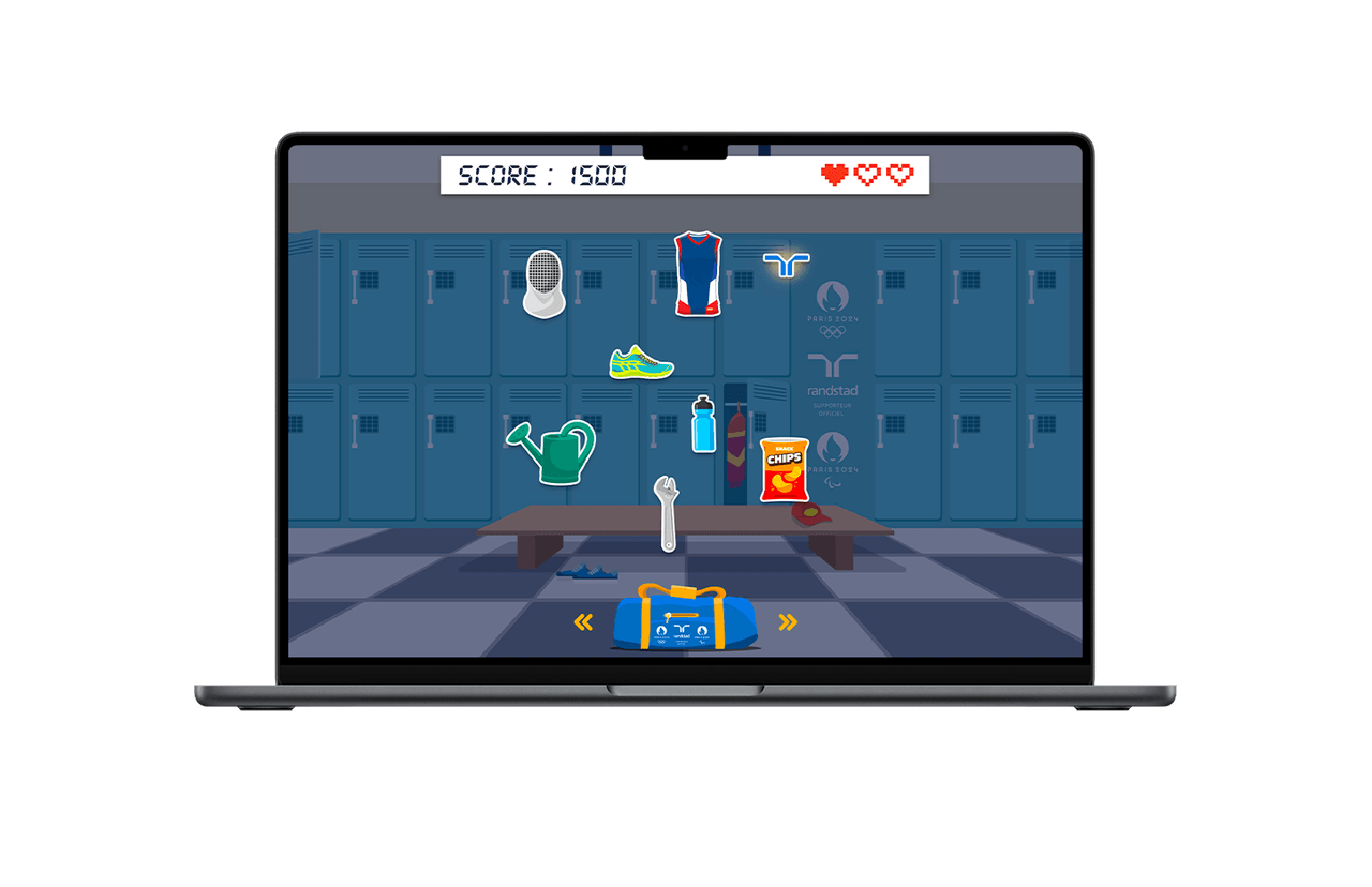 Jeu concours Attrape tout Randstad JO