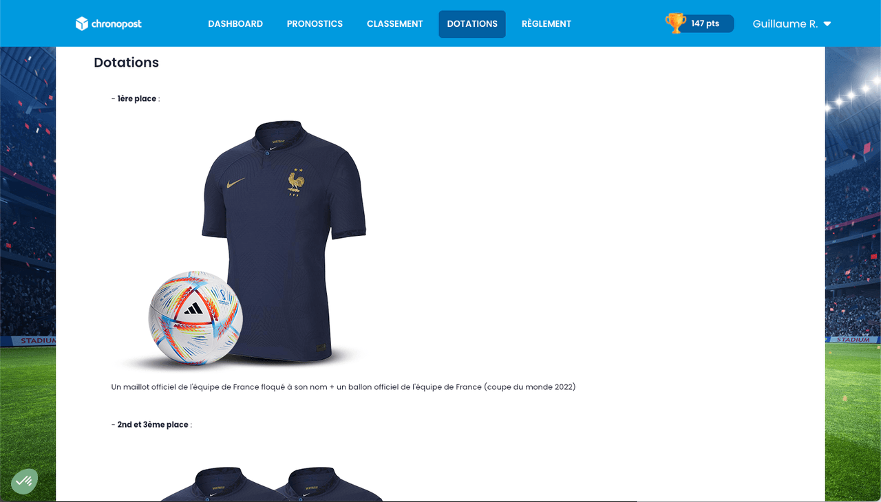 Euro de football : organiser facilement un jeu de Pronostics en entreprise — illustration 4
